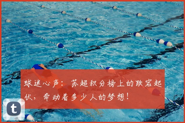 球迷心声:苏超积分榜上的跌宕起伏,牵动着多少人的梦想!
